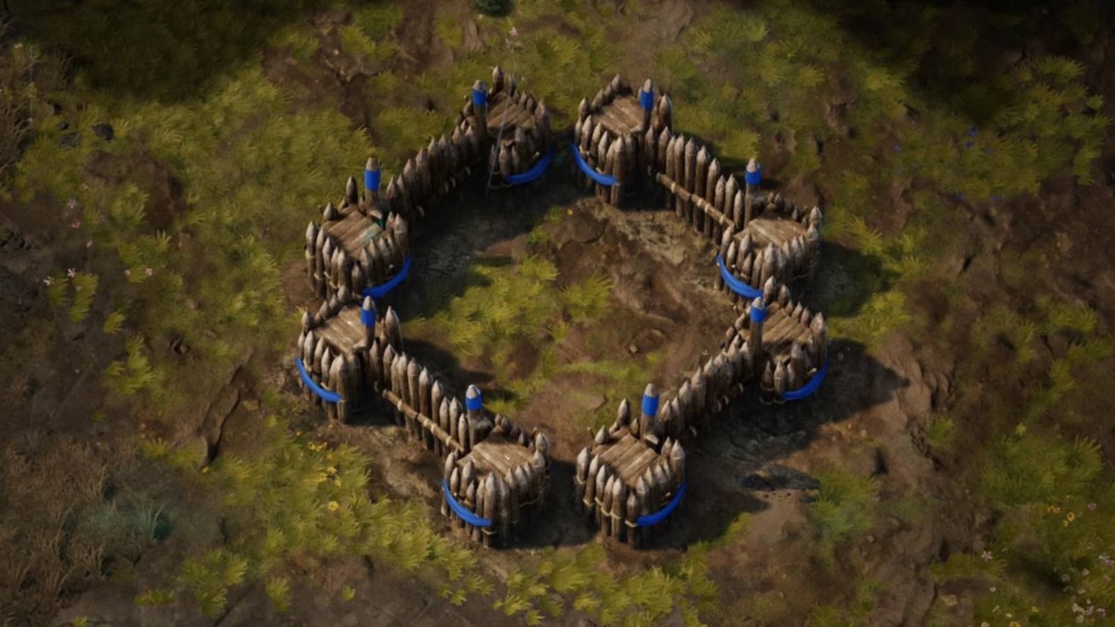 A square of gates in Age of Darkness