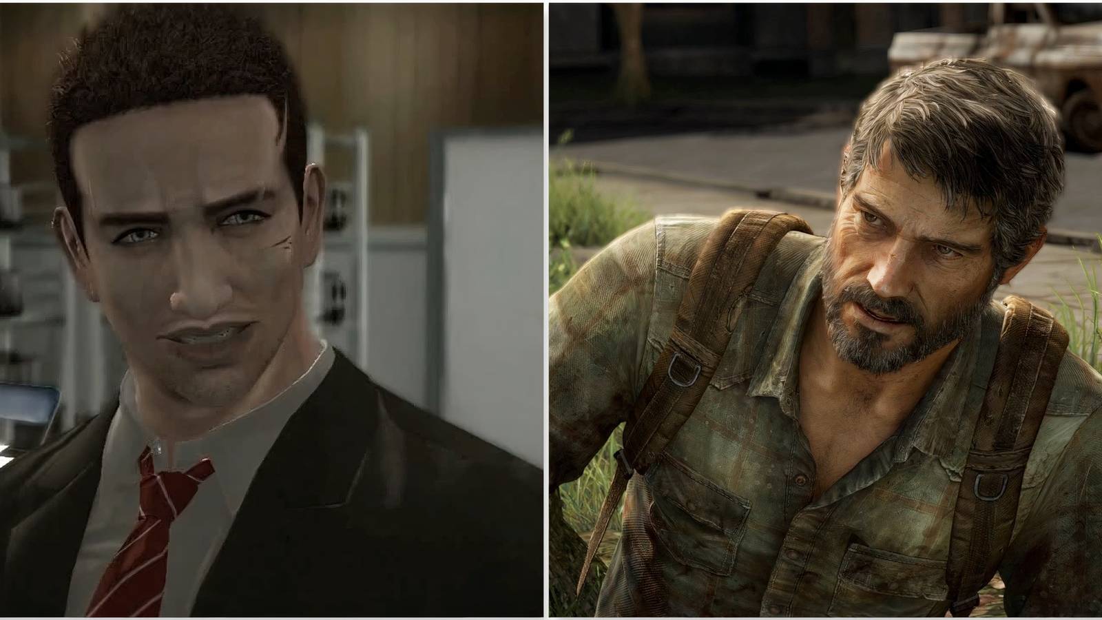 Agent Francis York Morgan in Deadly Premonition and Joel in The Last Of Us Part 1