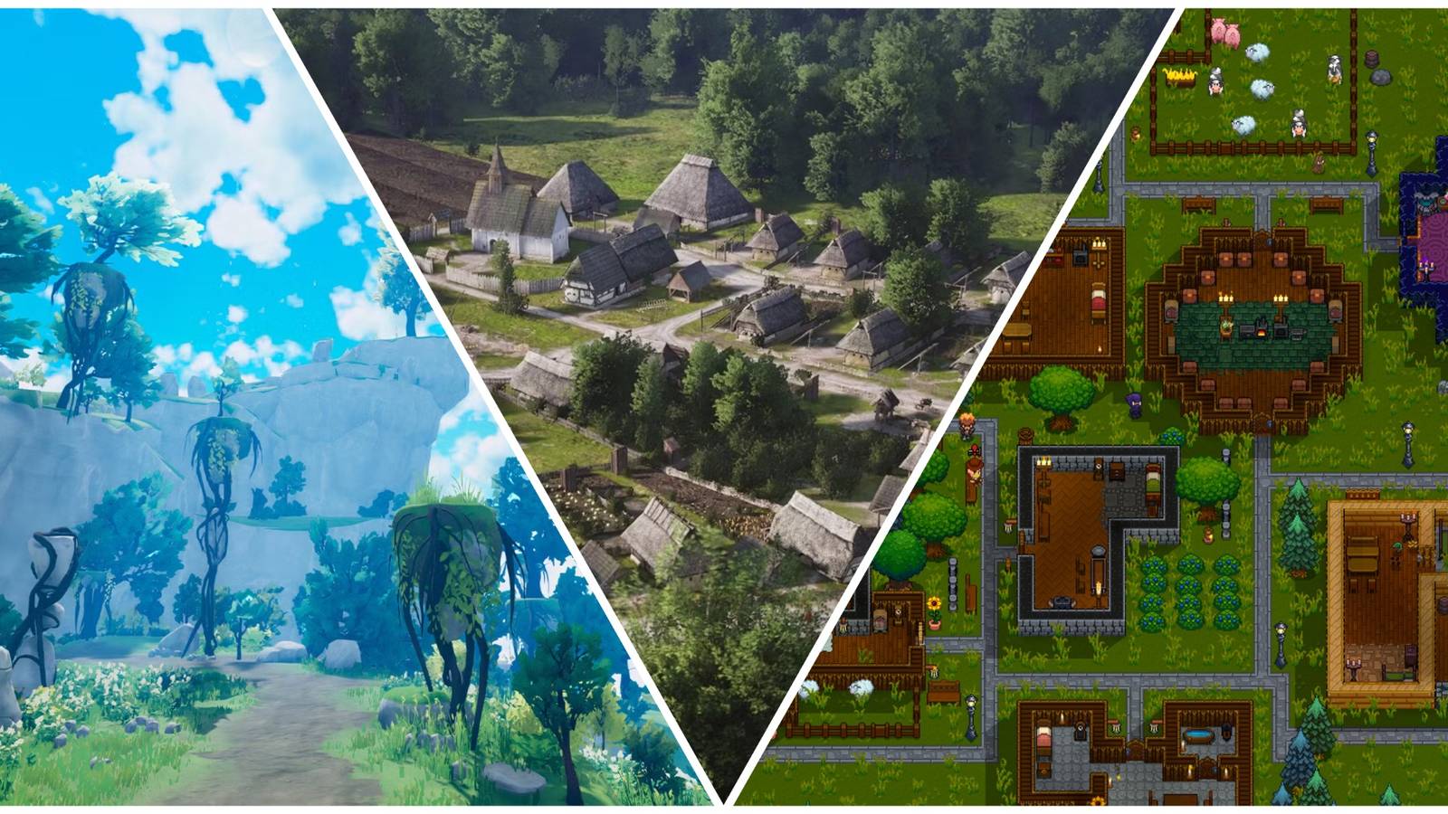 Aloft, Manor Lords, Necesse