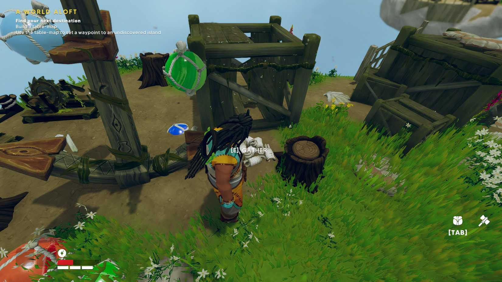 aloft how to make rope