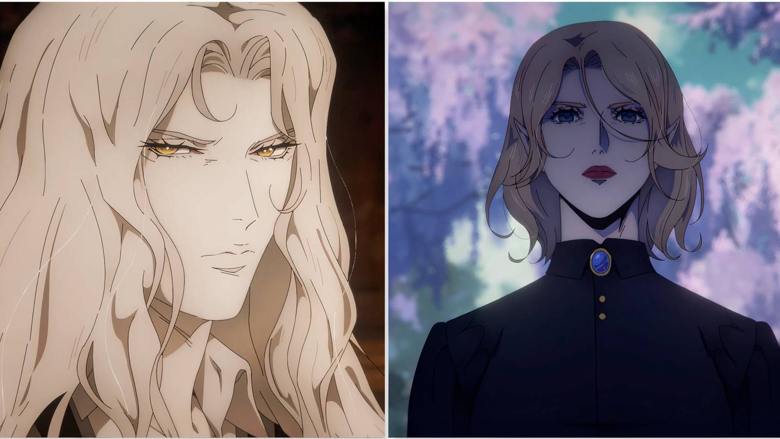 Alucard and Tera in Castlevania Nocturne Season 2