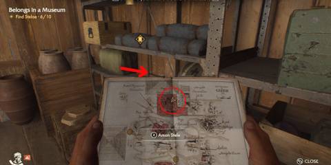 Amon Stele map location in Indiana Jones and the Great Circle Belongs in a Museum