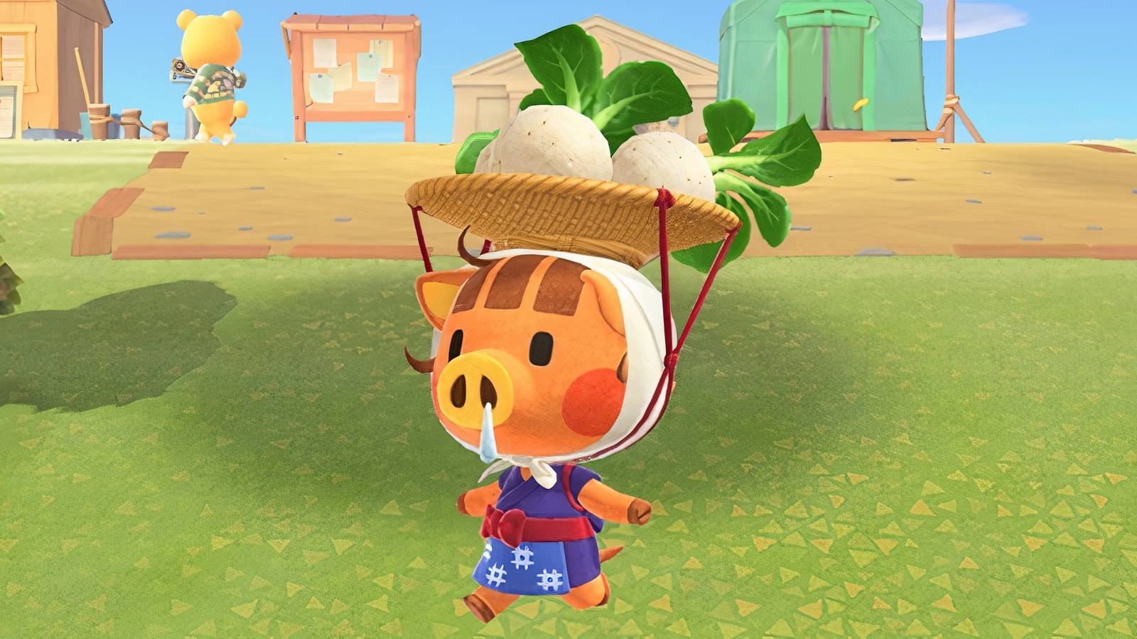 animal crossing new horizons player fills island with turnips