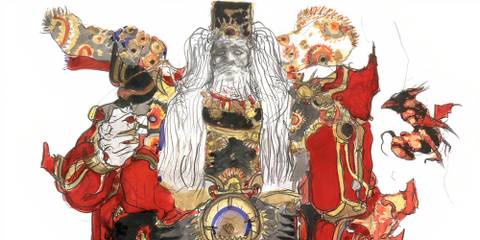 Artwork of Emperor Gestahl from Final Fantasy 6