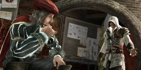 Assassin's Creed 2 Ezio and Leonardo da Vinci
