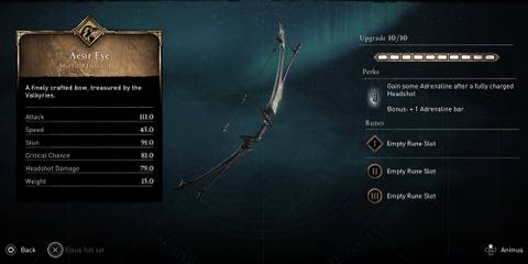 Assassin's Creed Valhalla Aesir Eye Bow
