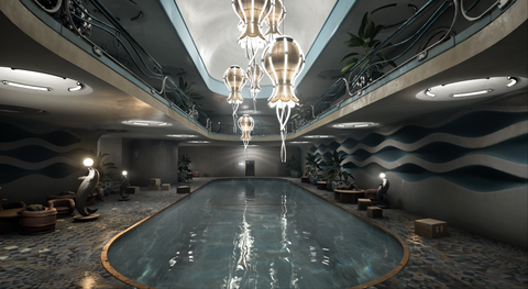 AtomicHeart DLC 3 indoor pool