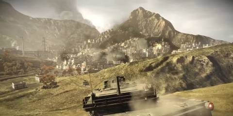 Battlefield Bad Company 2 Chilean city on fire