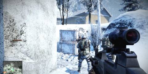 Battlefield Bad Company 2 in the snow