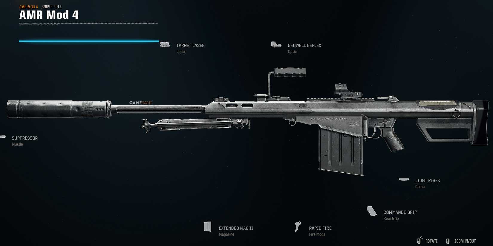 best AMR Mod 4 Black Ops 6 Zombies build 