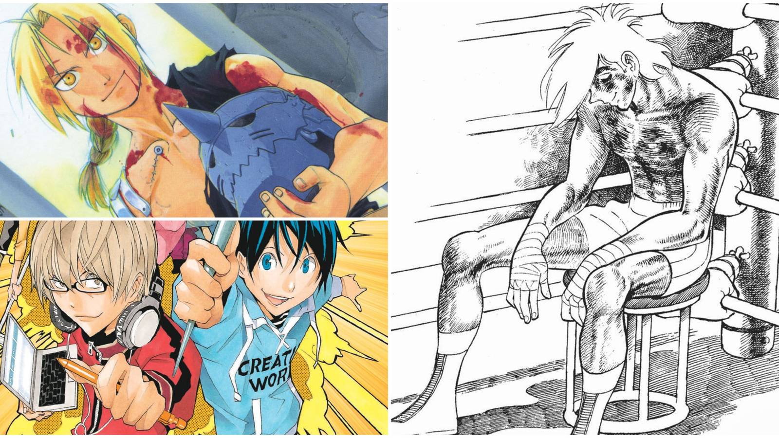 Best Shonen Manga Final Arcs- Fullmetal Alchemist Bakuman Ashita no Joe