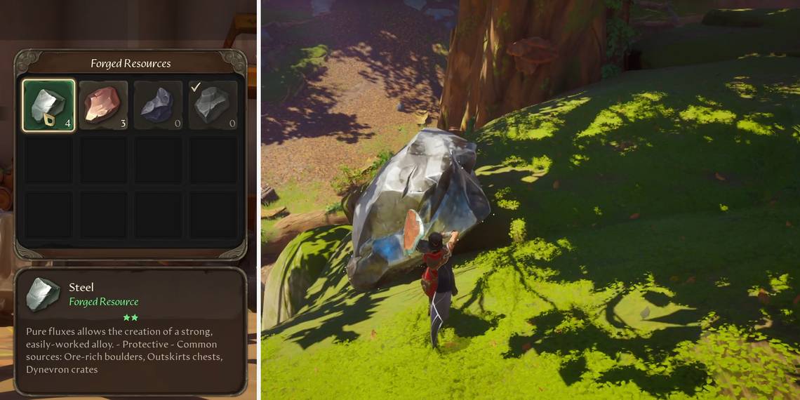 Las mejores ubicaciones para farmear acero en Eternal Strands