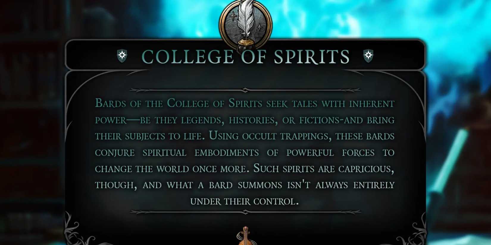 BG3 Bard College of Spirits mod main image