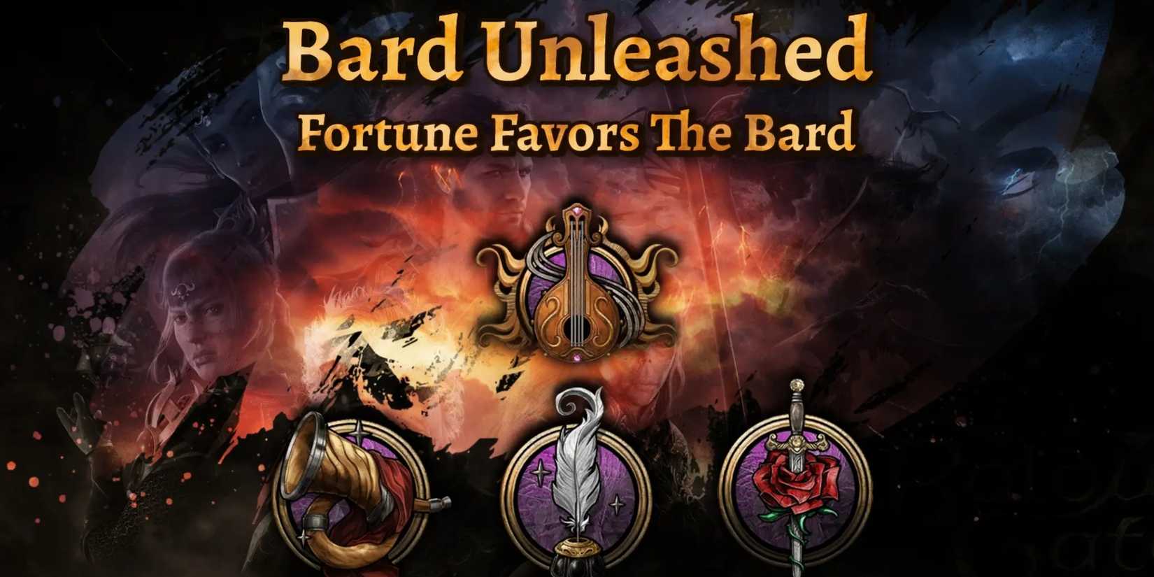 BG3 Bard Unleashed mod main image