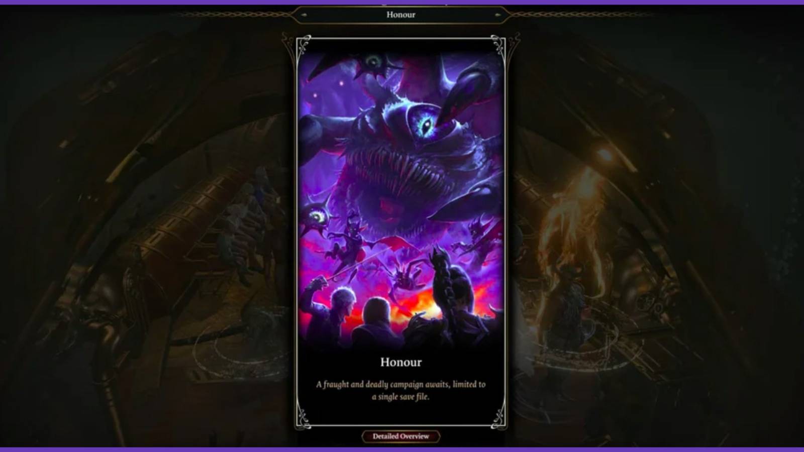 BG3 Honour Mode Feature