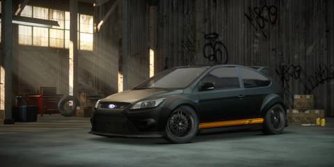 Black Ford Focus In RS Need For Speed Unbound