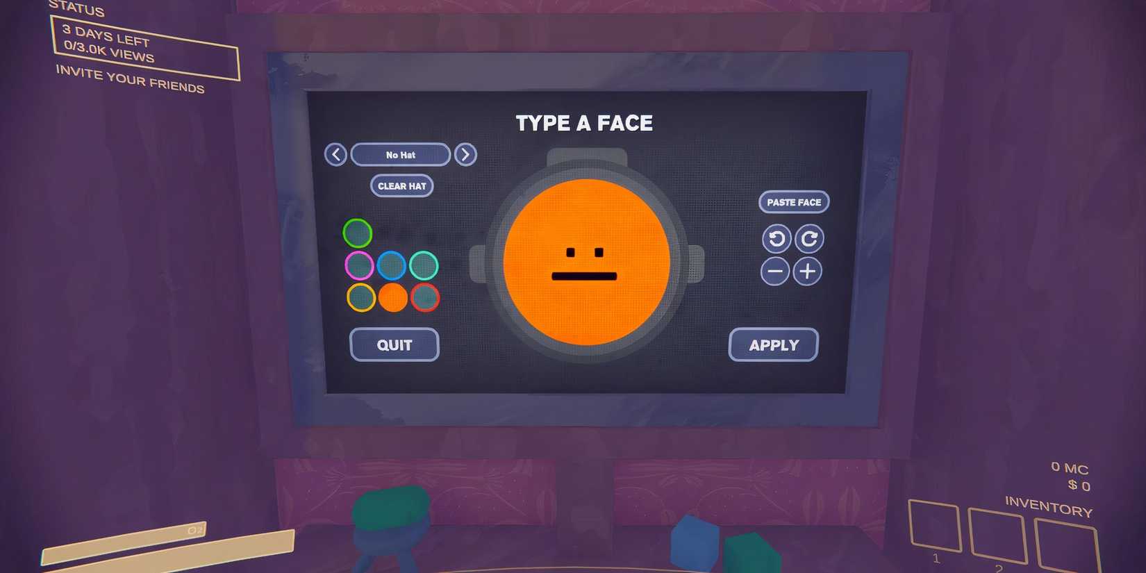 Blank Face Content Warning