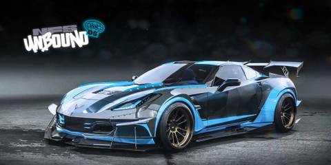 Blue Corvette ZR1 Need For Speed Unbound