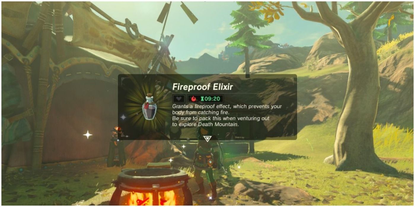 Breath of the Wild Fireproof Elixir