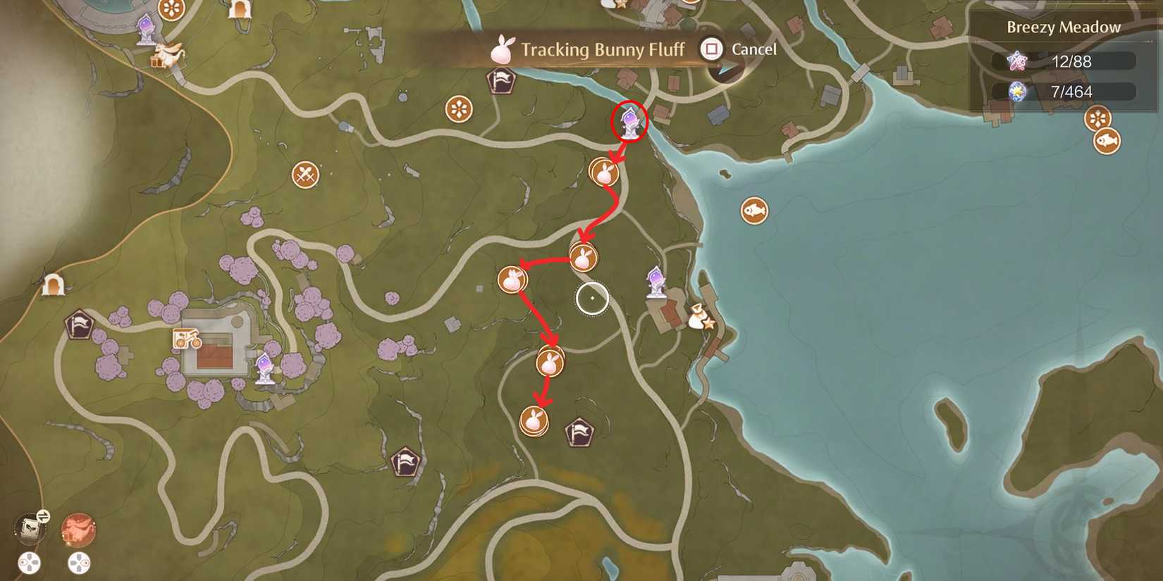 bunny fluff location 3 in infinity nikki