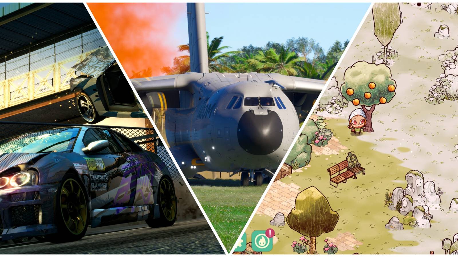 Burnout Paradise Remastered, Microsoft Flight Simulator 2024, Cozy Grove