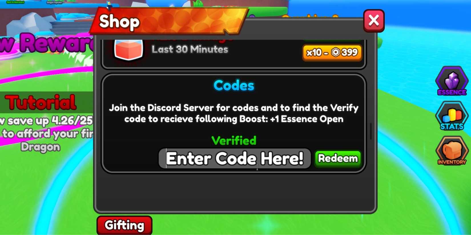 Roblox: Button Anime Codes