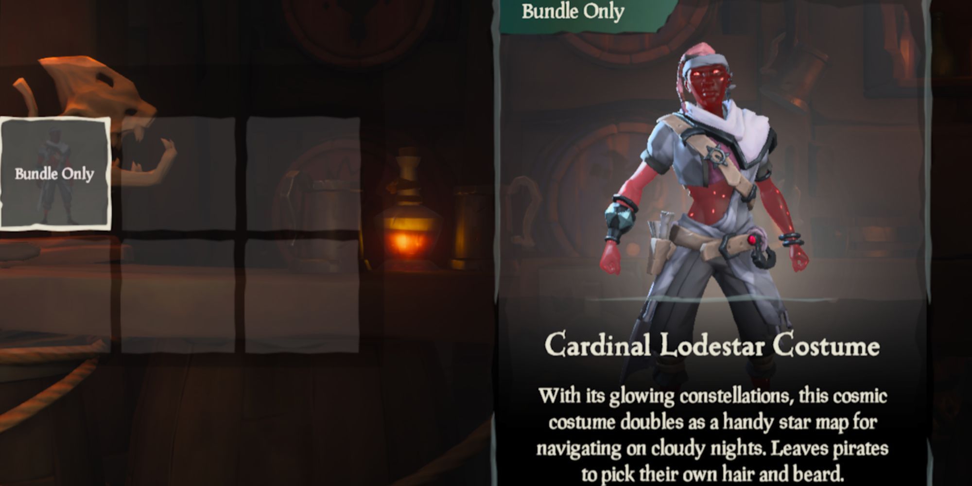 Cardinal Lodestar Costume in Sea of Thieves Pirate Emporium