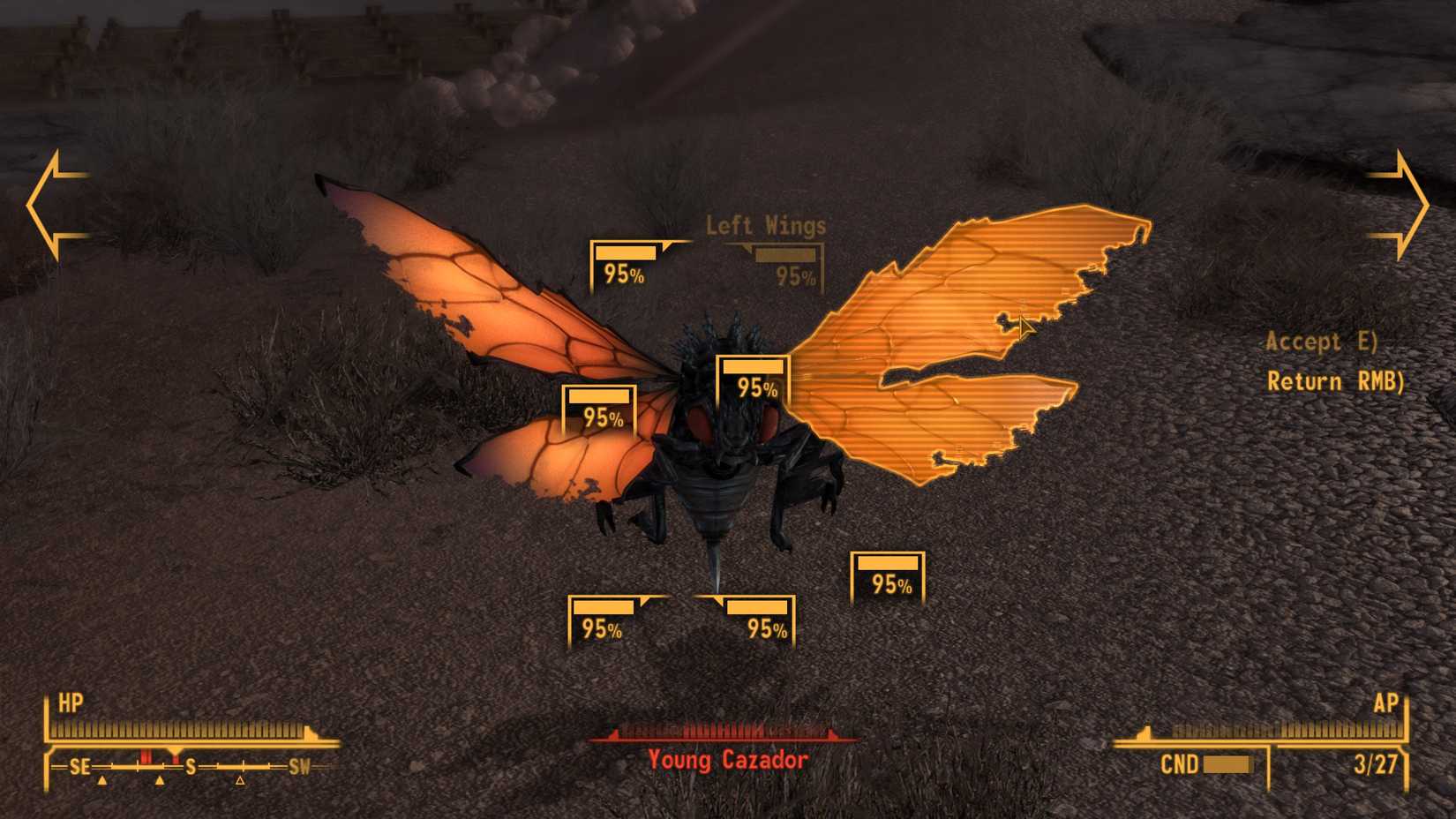 cazador fallout new vegas 2