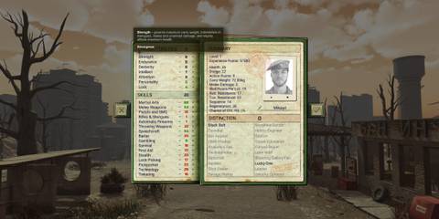 Character sheet displaying stats and skills in Atom RPG, an overlooked RPG
