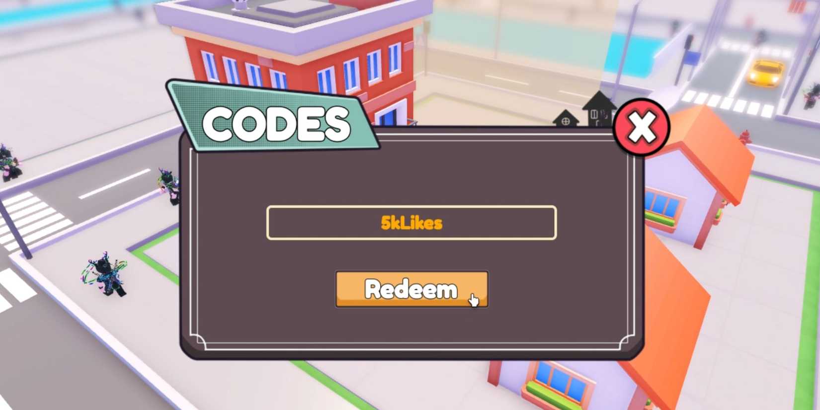 City GO the codes tab