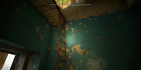 Climb up the Ladder in the River Port Building in Pripyat Stalker 2-1
