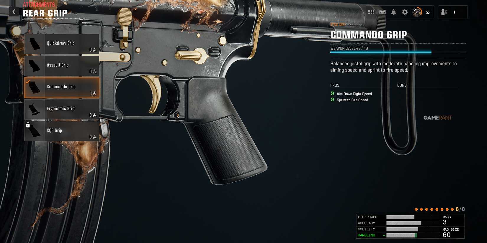 Commando Grip Attachment in Black Ops 6 Zombies 