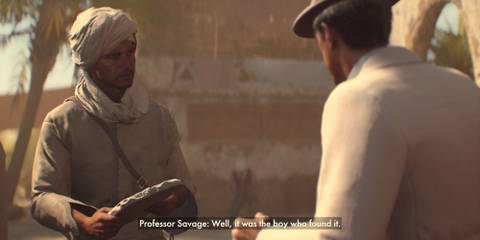 Construction Stele in Indiana Jones and the Great Circle A Savage Predicament quest