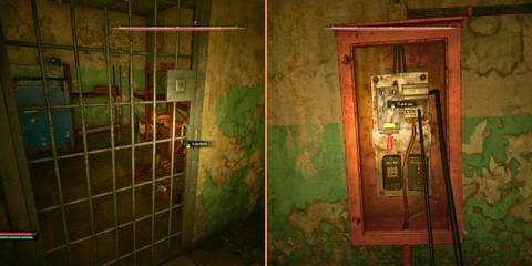 CSC Building Basement Locked Door and Electric Panel in Pripyat Stalker 2