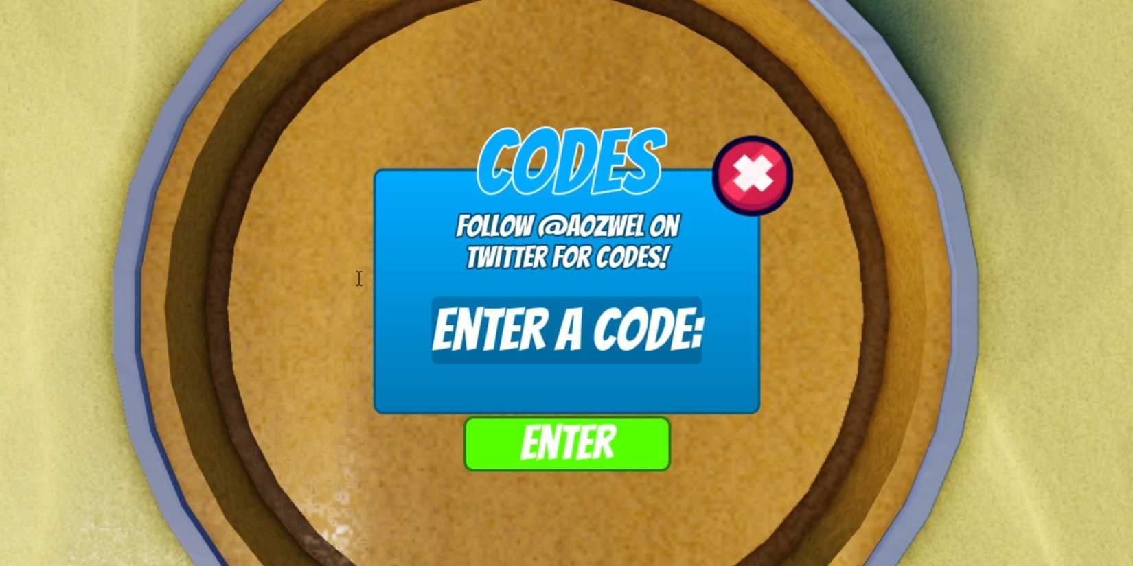 Dalgona Simulator the codes tab