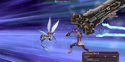 Dark Rose Valkyrie battle special attack