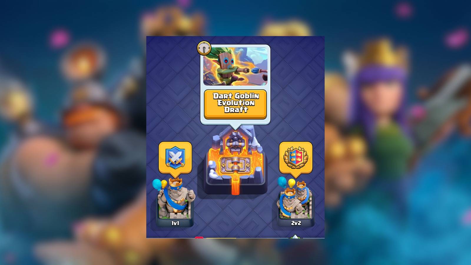 dart goblin evolution clash royale