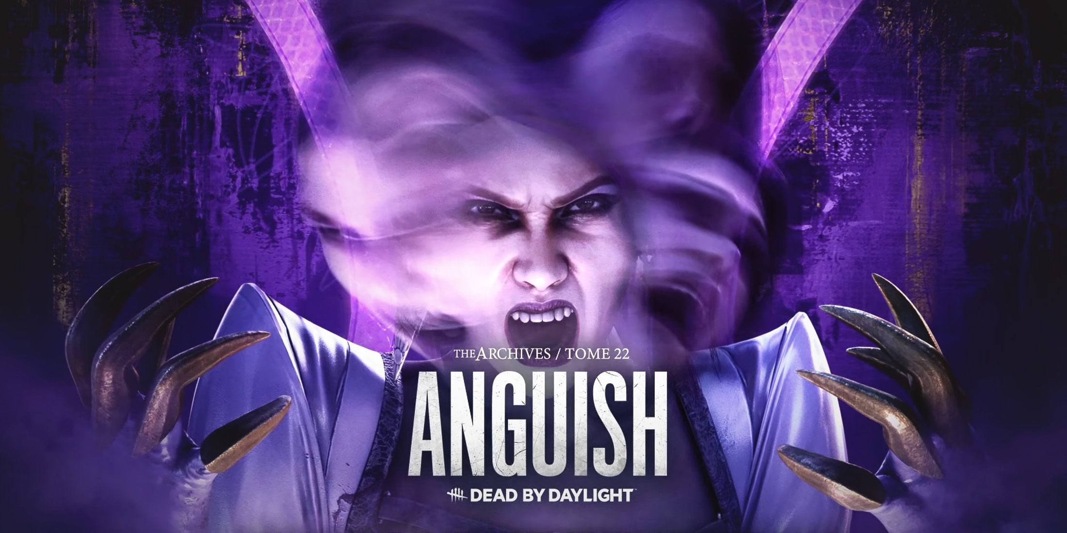 Dead by Daylight Tome 22 Anguish key art purple