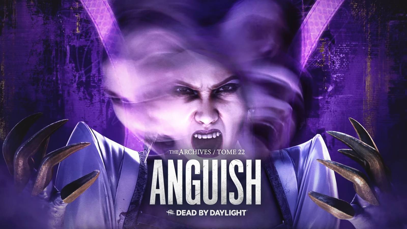 Dead by Daylight Tome 22 Anguish key art purple