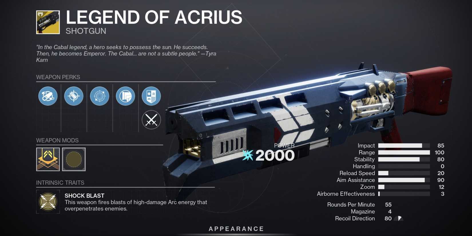 Destiny 2 Legend of Acrius