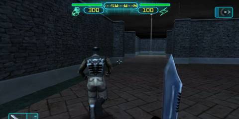 Deus Ex sneaking for a stealth kill