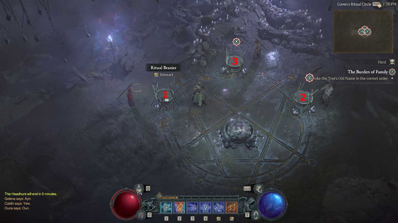 diablo 4 burden of family walkthrough