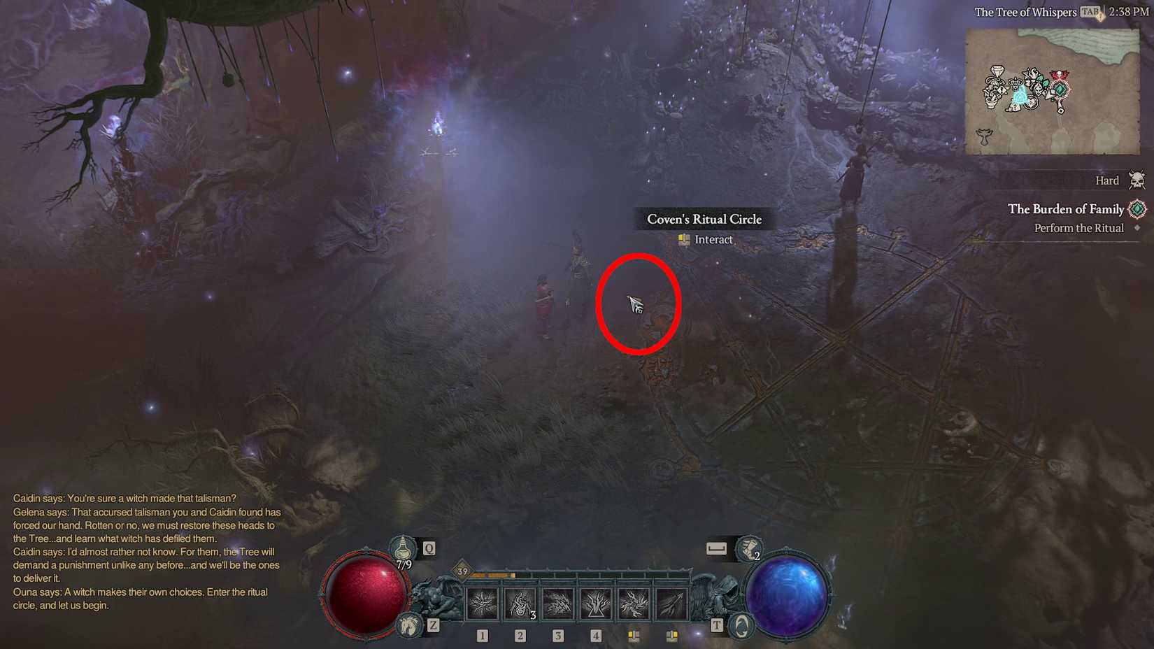 diablo 4 burden of family walkthrough