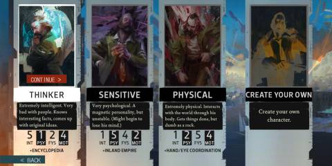 Disco Elysium character archetypes