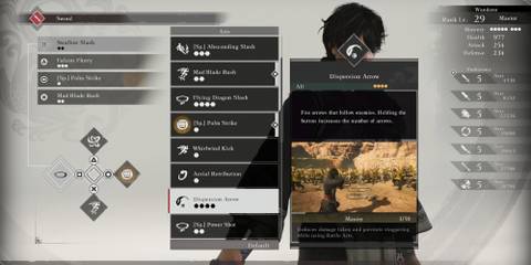 Dispersion Arrow in Dynasty Warriors Origins