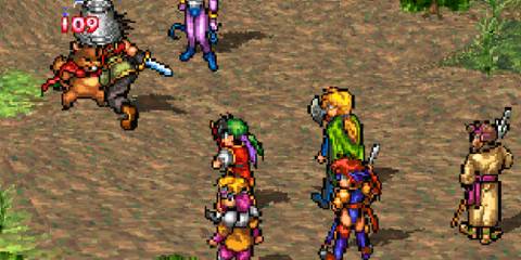 Doing damage in battle in Suikoden