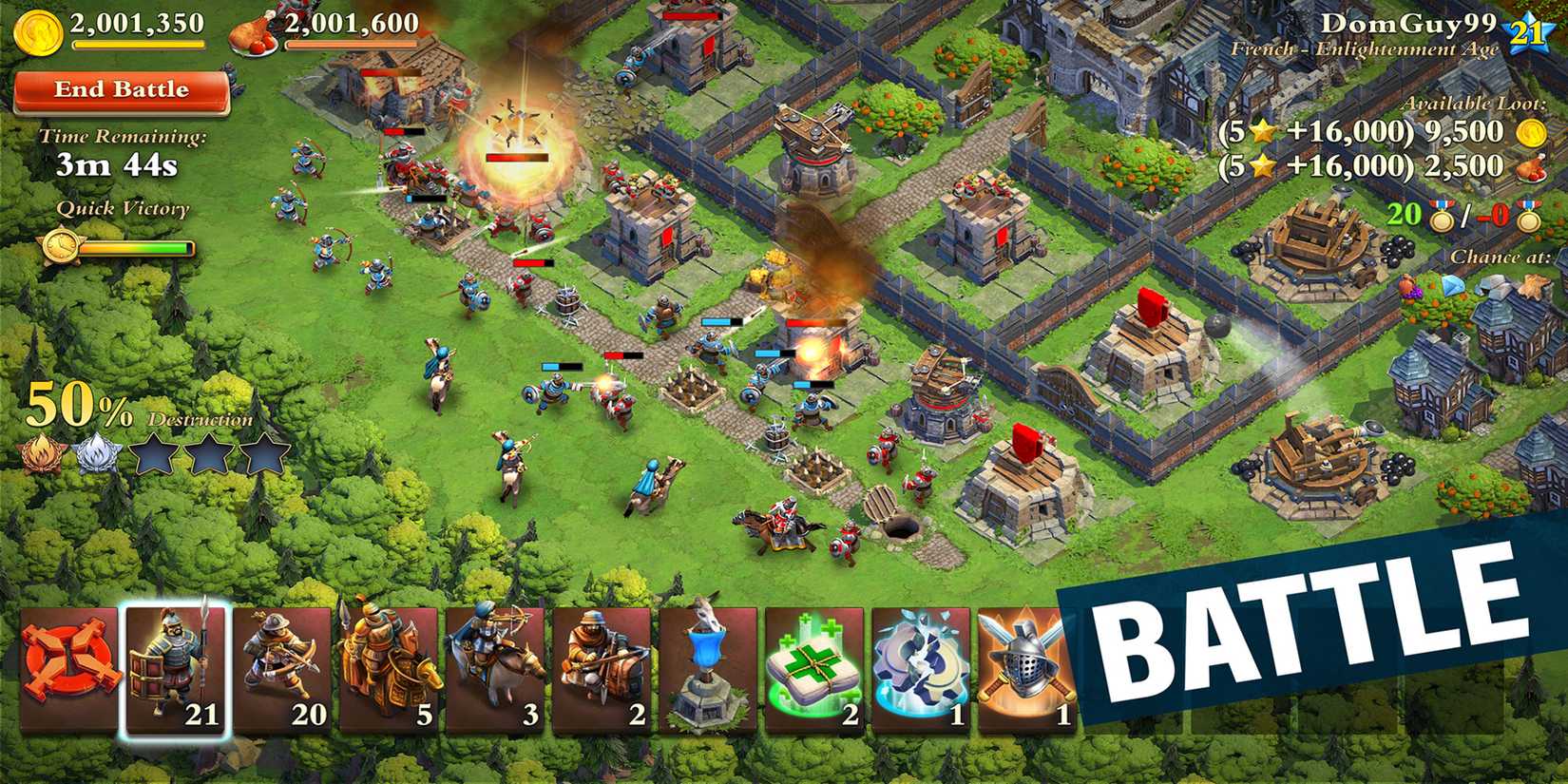 Dominations battle image
