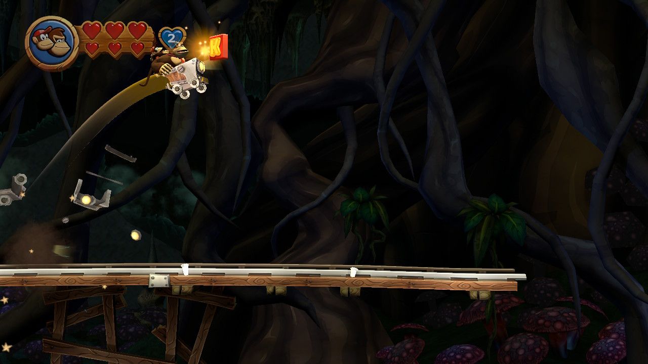 Donkey Kong Country Returns HD Crazy Cart guide 3