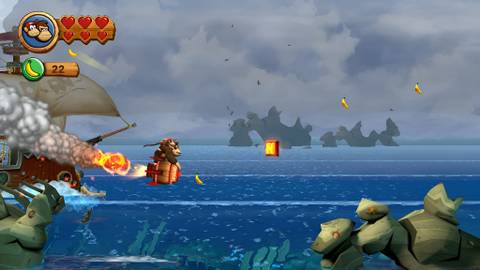 Image of letter N in Peaceful Pier in Donkey Kong Country Returns HD