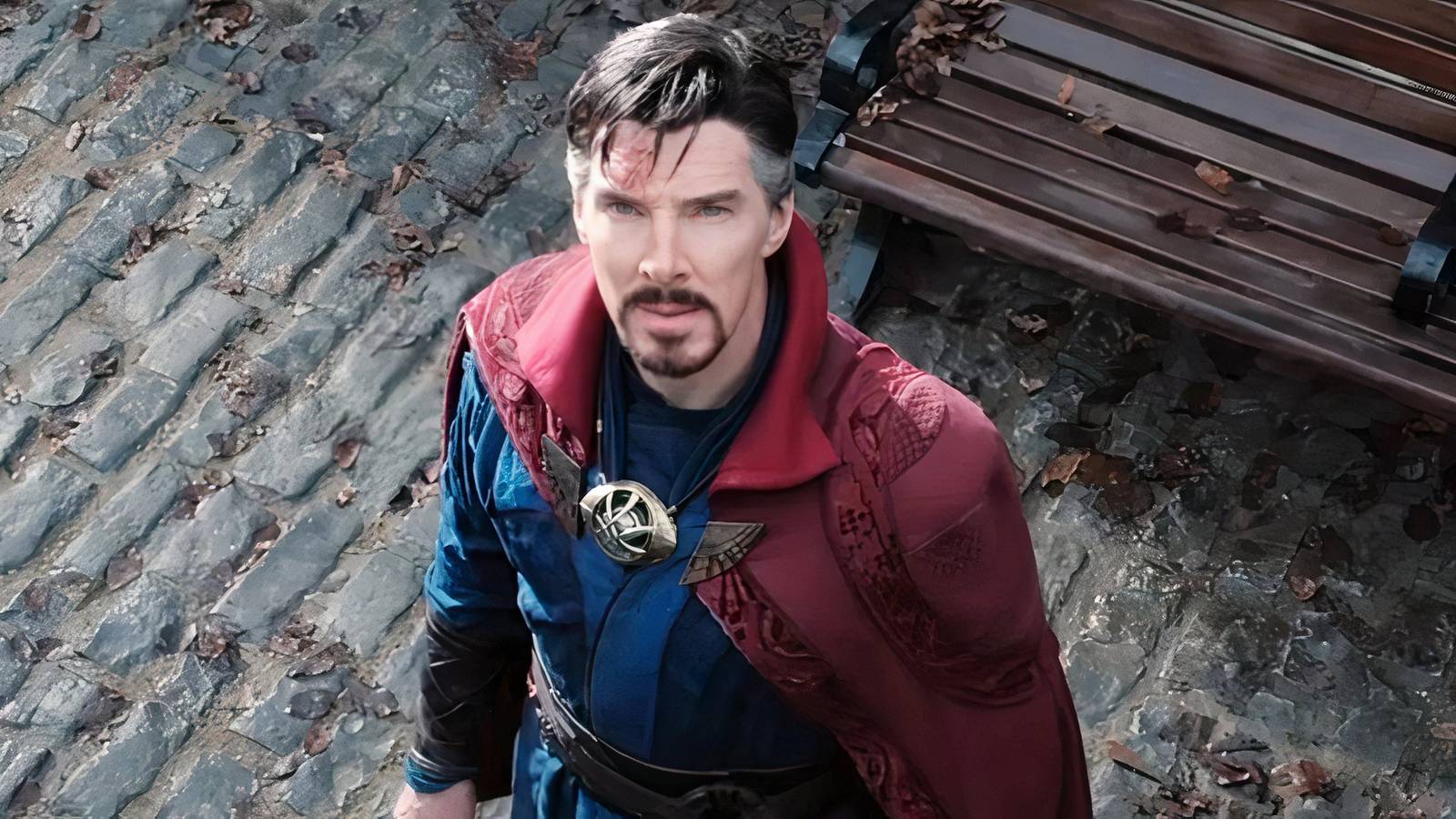 Dr Strange looks up 